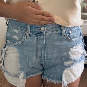 American Eagle mid rise shorts